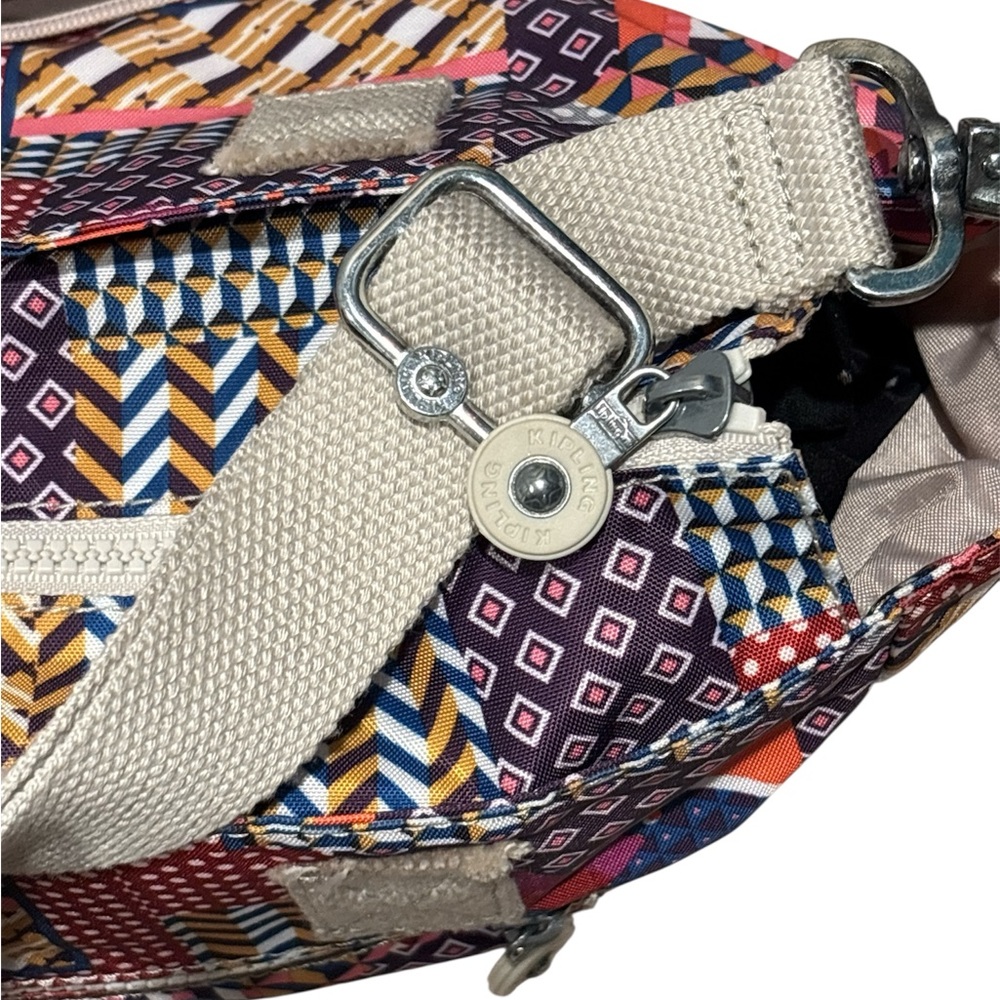 Kipling Multicolor Geometric Tote - image 7